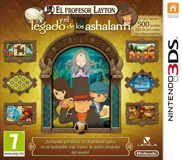 Profesor Layton y El Legado De Los Ashalanti, El (Spain) box cover front